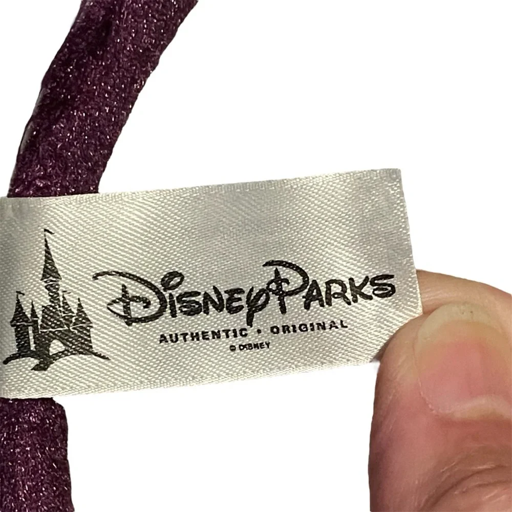 Disney Parks Minnie Mouse Ears Purple and Silver Headband